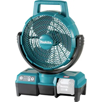 Průmyslový ventilátor Makita CF001GZ podlahový ventilátor (Ø x v) 235 mm x 463 mm tyrkysová, černá otočný