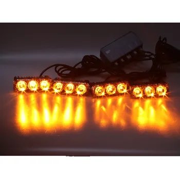 Přídavný světlomet PREDATOR LED vnější, 12x LED 1W, 12V, oranžový, STM KF325