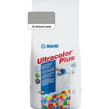 Spárovací hmota Mapei ULTRACOLOR PLUS 112 ŠEDÁ STŘEDNÍ 2 kg 6011228AU