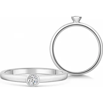 Prsten SOFIA DIAMONDS zlatý zásnubní prsten s diamantem 0,20 ct BDRB00077WG