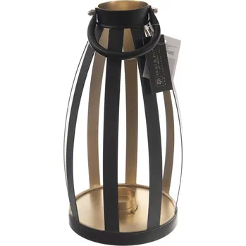 Svícen Svícen kov černý/zlatý