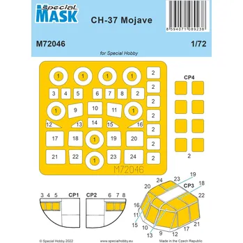 Plastikový model 1/72 Mask for CH-37 Mojave (SP.HOBBY)