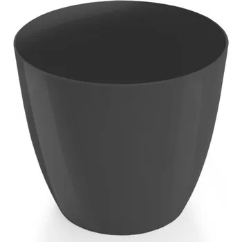 Květináč Obal Ella - lesklá flitr antracit 9 cm