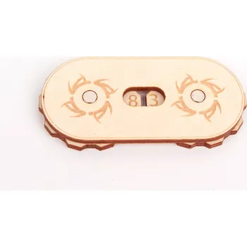 Příslušenství k deskovým hrám Myší Doupě Počítadlo bodů - dvojciferné "slunce" Barva: Přírodní, Varianta: Varianta 2