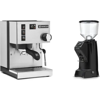 Kávovar Rancilio Silvia BC + Eureka Nadir 65 Touch, black