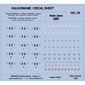 Plastikový model 1/35 German Uniforms WWII - HEER (part 4)