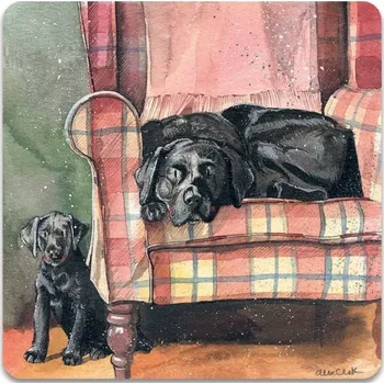 Dekorativní magnet Magnetka Alex Clark Pejsci - Sophie and Scarlet (Dekorační magnet pes, pejsek)