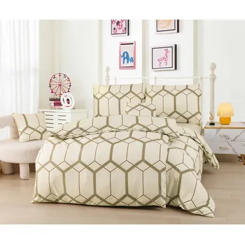 Povlečení 6 dílné Povlečení mikrovlákno Carter 200x140cm+90x70cm TiaHome