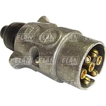 Auto elektroinstalace Zástrčka tažného zařízení 7 pólová 12 V hliníková