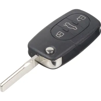 Auto elektroinstalace Náhradní obal klíče pro VW, 3-tlačítkový, oválná tlačítka, 48VW120