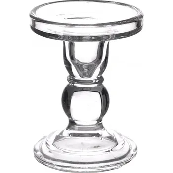 Svícen Svícen sklo 8x8x11 cm