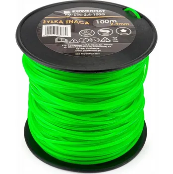 Struna do sekačky Powermat PM-ZTN-2.4-100G žací struna do křovinořezu