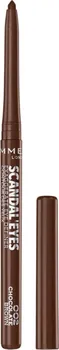Oční linky Rimmel London Scandal Eyes Exaggerate Definer voděodolná tužka na oči 0,35 ml 002 Chocolate Brown