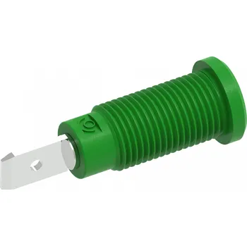 Příslušenství k měřicímu přístroji Electro PJP 228-2-I-CD1-V bezpečnostní vestavná zásuvka 4 mm zelená 1 ks