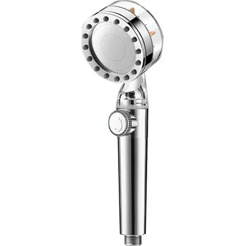 Sprchová hlavice AL Masážní sprchová hlavice HYDRO - Chromová se zlatou vrtulí