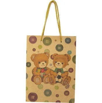 Dárková taška Taška dárková medvědi 15x6x20 cm