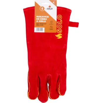 Grilovací nářadí SOLO Rukavice krb/gril - pravá