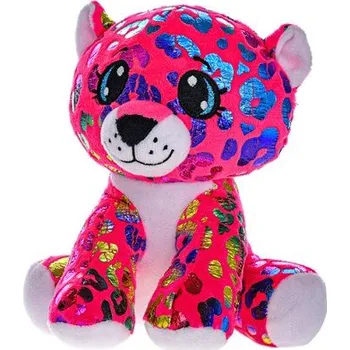 plyšák M.T. Star Sparkle Leopard plyšový sedící 16 cm