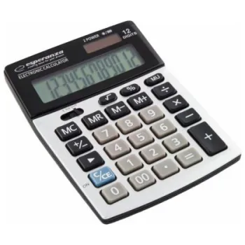Kancelář xlyne ECL102 calculator Desktop Basic Black Silver kalkulačka