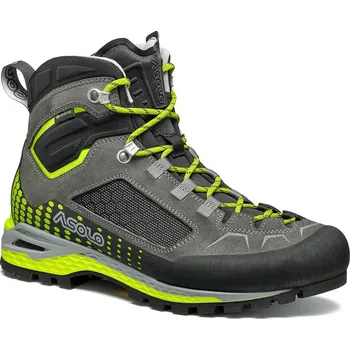 Pánská treková obuv Asolo pánské boty Freney EVO Mid GV MM - graphite/green lime Barva: graphite/green lime, Velikost: UK 11