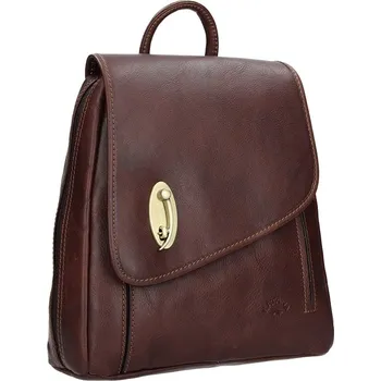 Městský batoh Elegantní dámský kožený batoh Katana Nora - tmavě hnědá