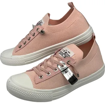 Dámská obuv Prety Dámské růžové šněrovací tenisky 08 Barva: Růžová, Velikost: 40