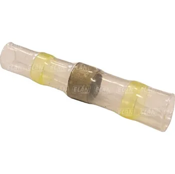 Auto elektroinstalace Spojovací dutinka - žlutá - 6 mm - s cínem - 10 kusů