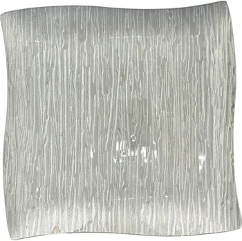 Tác sklo stříbrný 30x30 cm