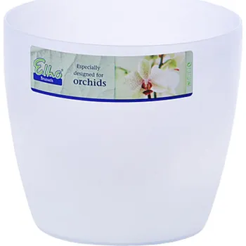 Květináč Obal Brussels Orchid - transparent 12,5 cm