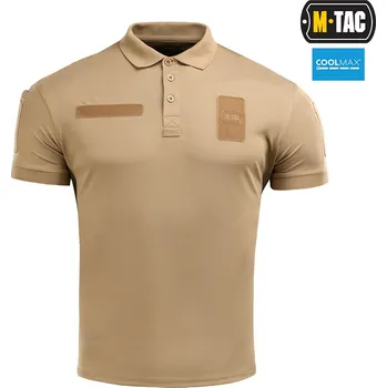 Pánské tričko Polokošile M-Tac Elite Tactical Coolmax - coyote, S