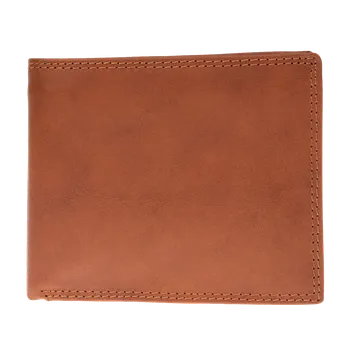 Peněženka NovaKabelka.cz Pánská kožená peněženka H22 Marrone