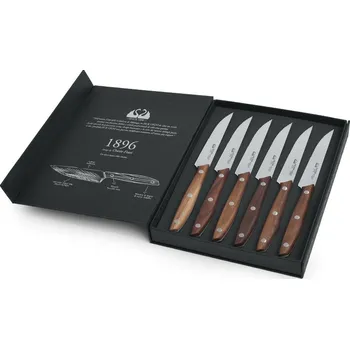 Kuchyňský nůž Due Cigni DUE CIGNI Sada steakových nožů 6 ks, dřevo 2C 1003D NO SET