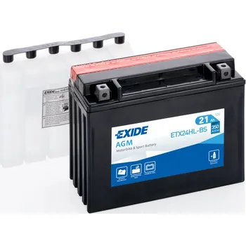 Auto-moto Motobaterie EXIDE Maintenance Free 12V 21Ah 350A ETX24HL-BS