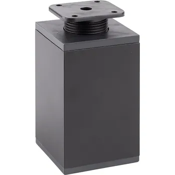 Nábytkové kování Strong Nábytková noha čtvercová 60x60mm 100mm černá