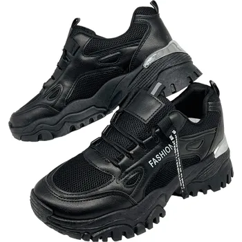 Dámské tenisky Prety Dámské černé šněrovací tenisky 28 Barva: Černá, Velikost: 38