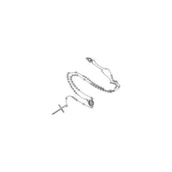 Náhrdelník Náhrdelník růženec s velkým křížkem