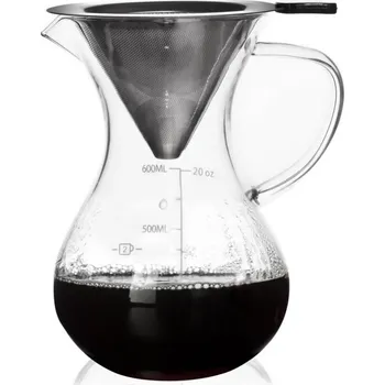 Varná konvice Konvice var. sklo/nerez 0,75 l odměrka