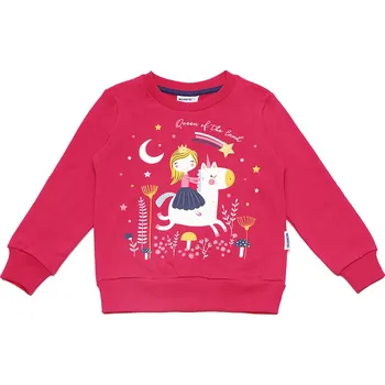 Dívčí mikina Dívčí mikina - Winkiki WJG 92551, růžová Barva: Růžová, Velikost: 110