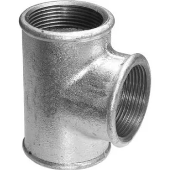 Fitinka Ostatní výrobci T-kus 130 3/4", jednoznačný, s vnitřními závity, voda, litina, pozink