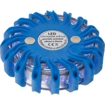 Přídavný světlomet LED výstražné světlo 16LED, modré, STM WL-H01BLU