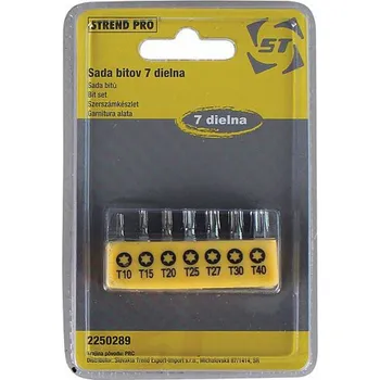 Bit Bity sada 7 ks-T-10-15-20-25-27-30-40
