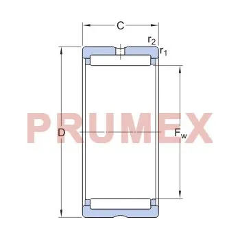 SKF RNA 4913 jehlové ložisko