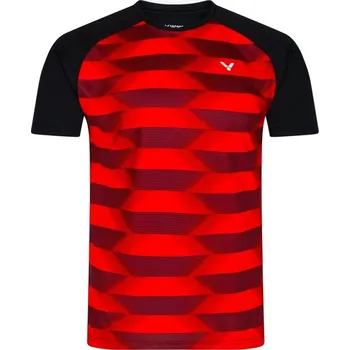 Pánské tričko Pánské tričko Victor T-33102 black/red Velikost: M