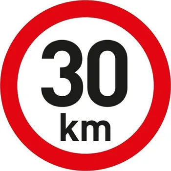 samolepka Samolepka rychlost 30km - 15cm