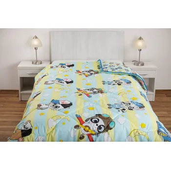 přikrývka Dětská celoroční přikrývka (deka) z dutého vlákna - malí kamarádi 1500 g