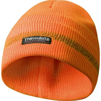 Čepice Čepice s reflexními pruhy/zimní/oranžová