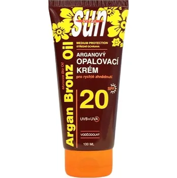 Přípravek na opalování OPALOVACÍ KRÉM S ARGANOVÝM OLEJEM / SPF 20 /