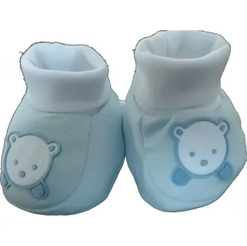 Capáčky Capáčky kojenecké bavlna - MÉĎA modré - vel.0-4měs.