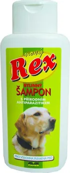 Kosmetika pro psa Paves Novy Rex bylinný šampon s přírodním antiparazitikem 250 ml