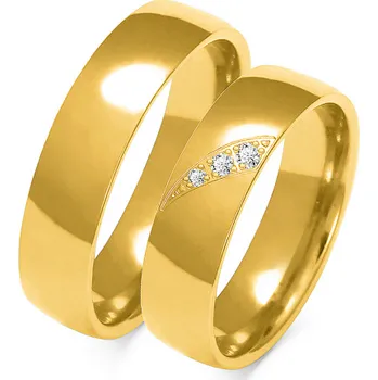 Prsten SOFIA zlatý pánský snubní prsten ZSO-139MYG